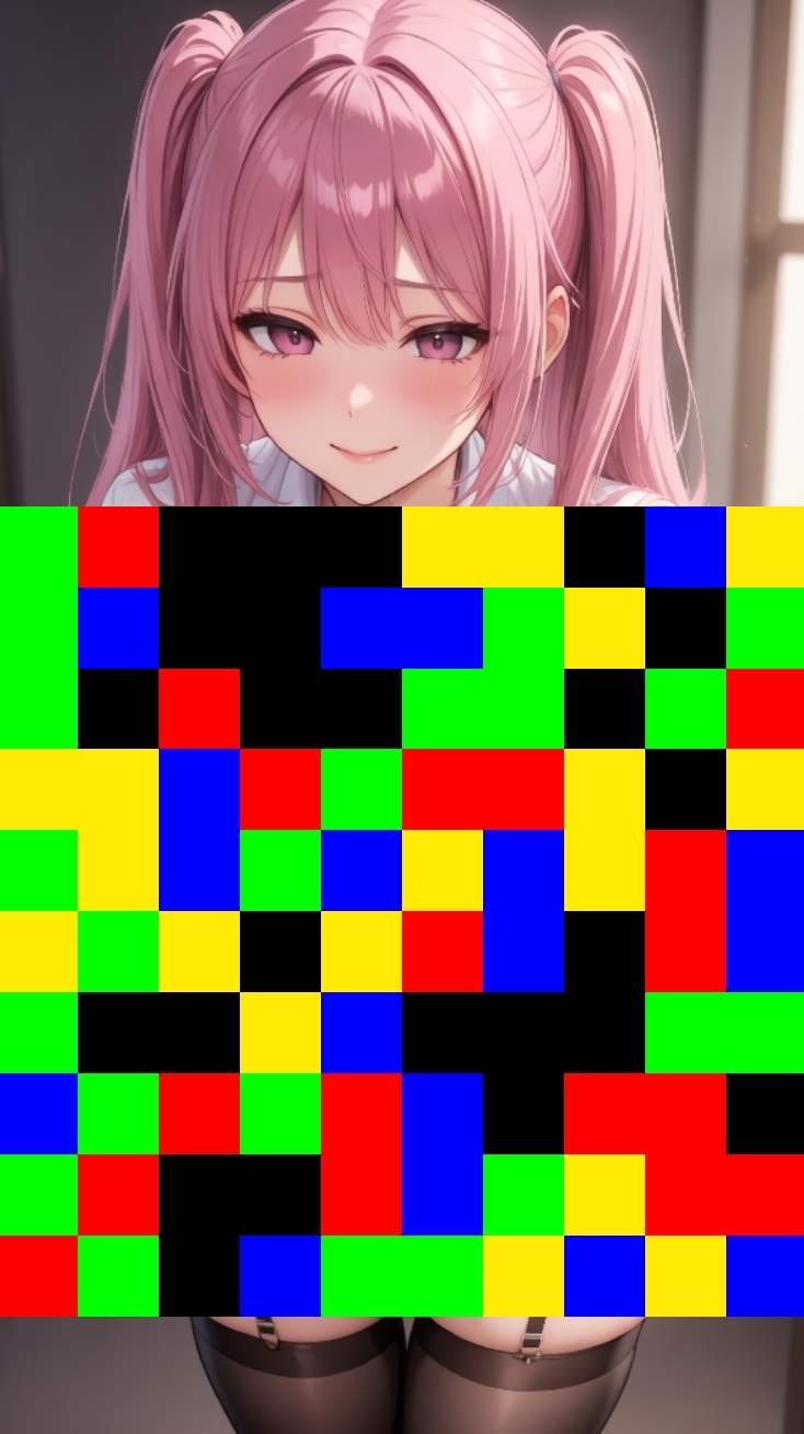 【 シームレス動画・着エロに特化！】もざ消し！ パート2 〜モザイク風ブロックをなぞって消す爽快パズルゲーム〜