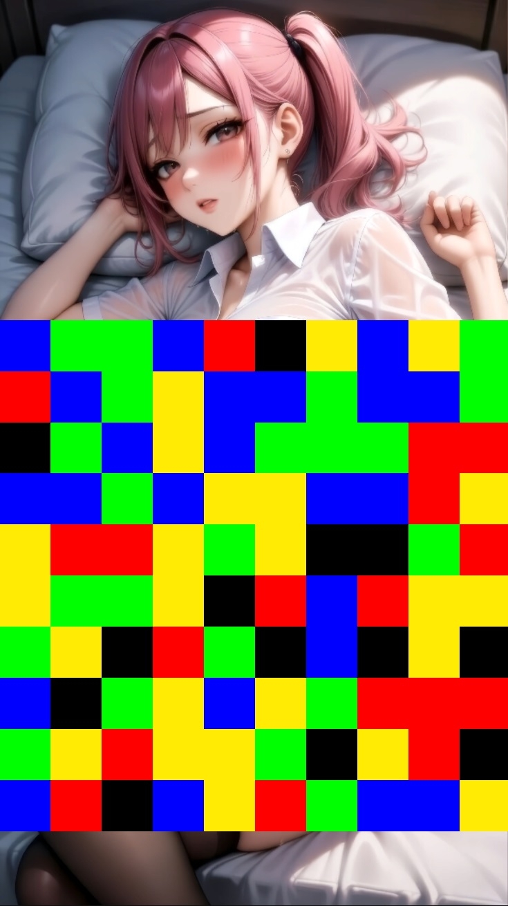 【 シームレス動画・着エロに特化！】もざ消し！ パート2 〜モザイク風ブロックをなぞって消す爽快パズルゲーム〜