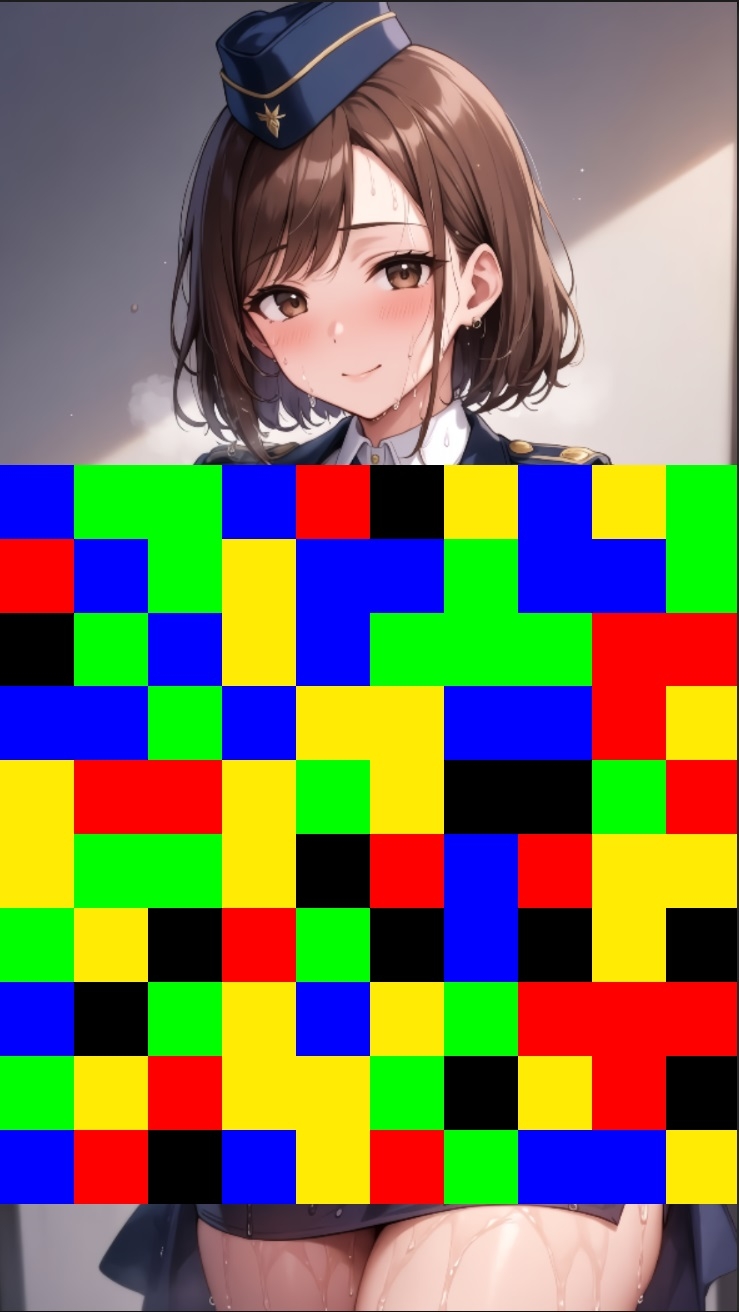 【 シームレス動画・着エロに特化！】もざ消し！ パート2 〜モザイク風ブロックをなぞって消す爽快パズルゲーム〜