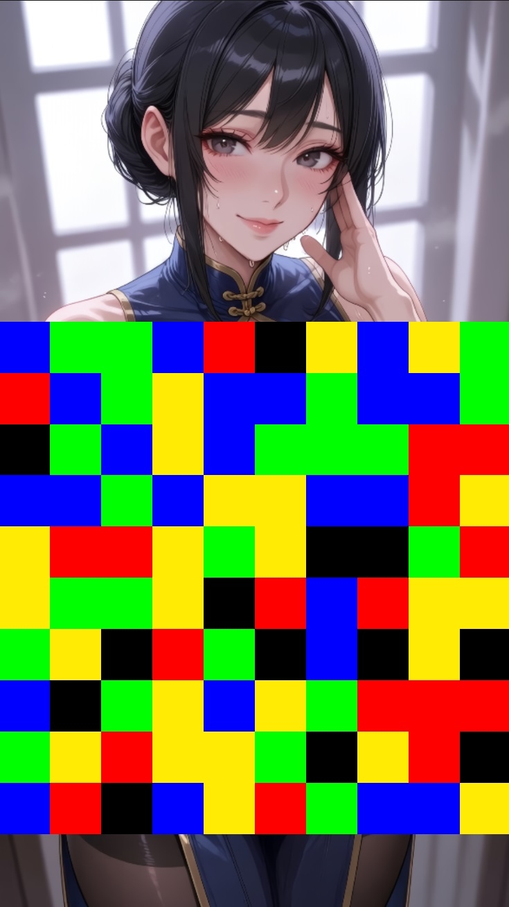 【 シームレス動画・着エロに特化！】もざ消し！ パート2 〜モザイク風ブロックをなぞって消す爽快パズルゲーム〜