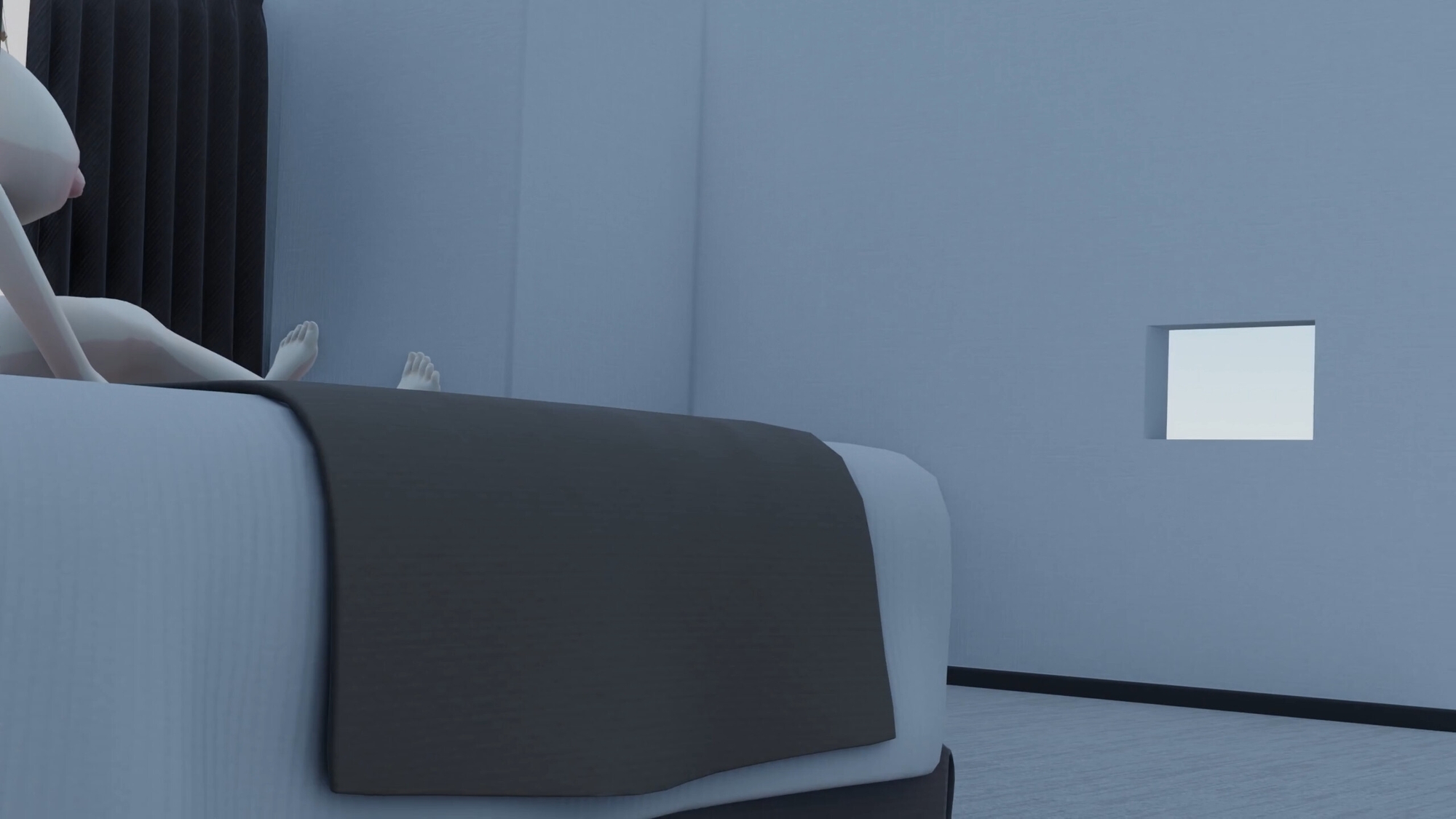 【100円動画】巨乳少女と壁の穴