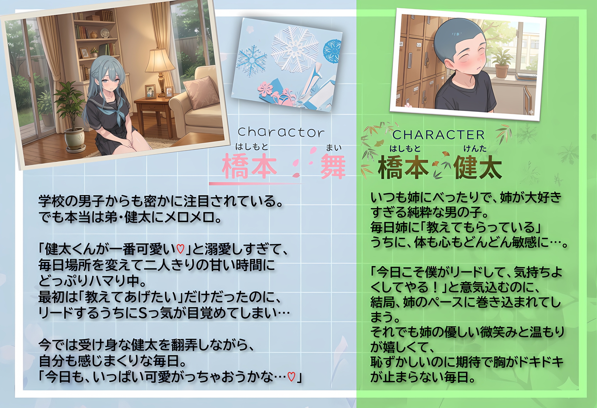 弟大好きお姉ちゃん～自身の性欲を満たす為に弟に性交を教える～