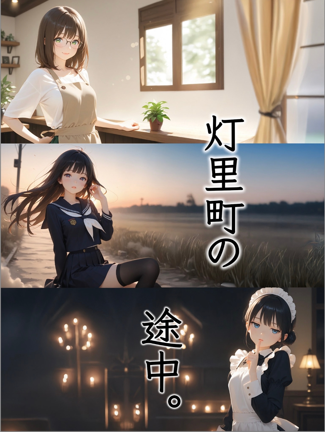 灯里町の途中〜素直になれない幼馴染、無自覚な献身、琥珀色の奉仕～