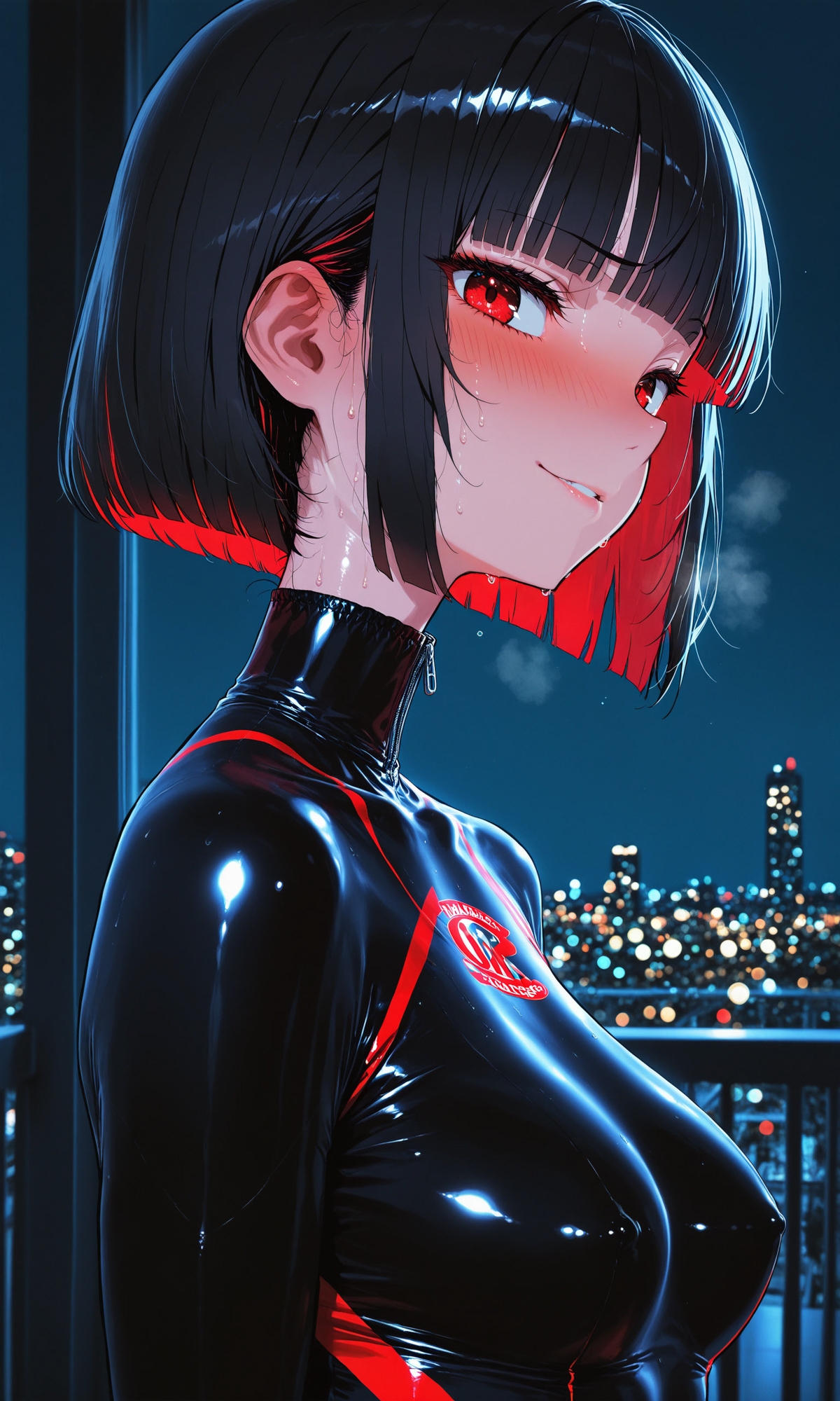 Cyberpunk RQ 汗だく極厚光沢ラテックス女王 ～蒸れ支配のネオン街～ Vol.2