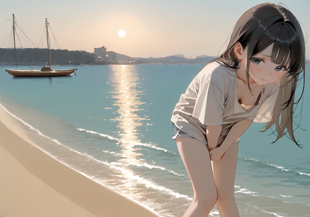 瀬戸内おもらし紀行 〜ノスタルジックな坂道で決壊する秘密の絶頂【放尿 × (ひかがみ+極尻)】全500枚収録〜