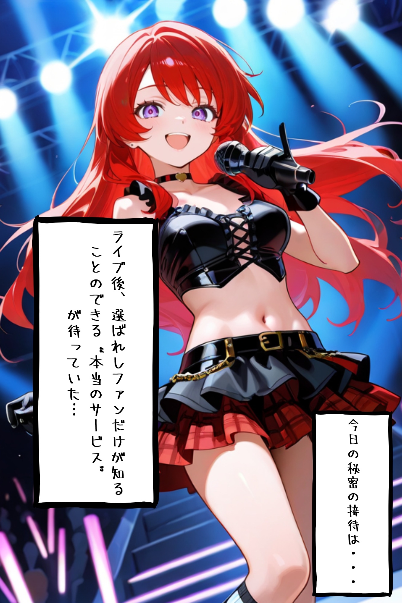 【漫画がアニメ化！】極秘ファンサ アイドル裏接待 天宮レイ編