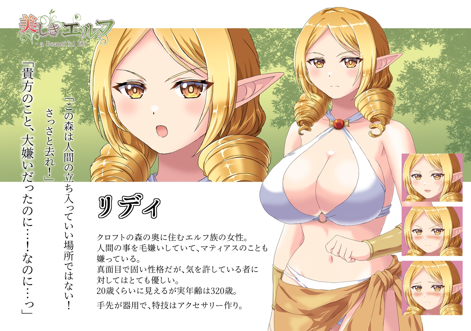 美しきエルフ Illust Collection – Preview 3