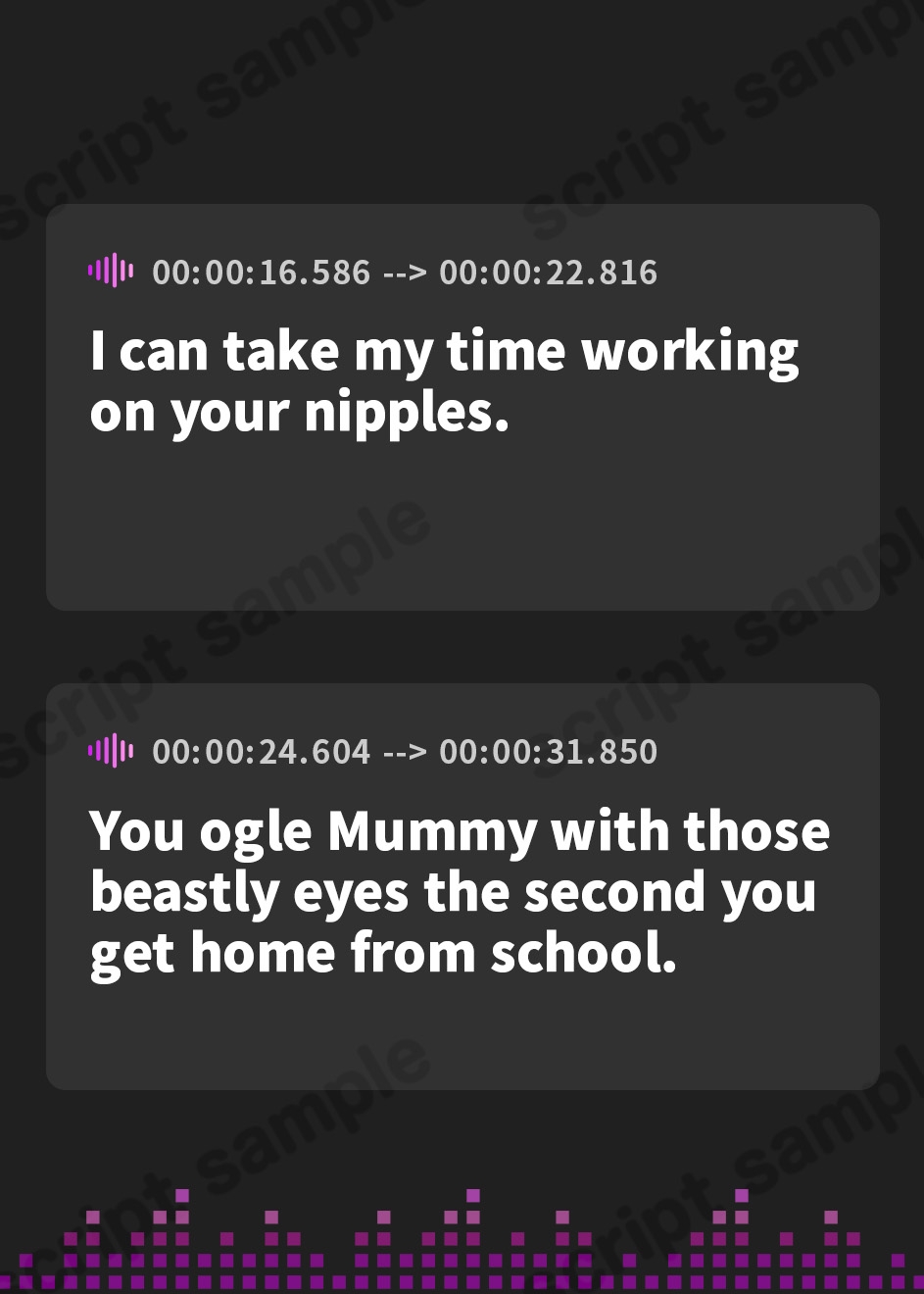 【英語版】【耳元密着】息子の甘マゾ性癖を理解している"見た目だけは清楚"でクールなママとの近親相○しまくり性活