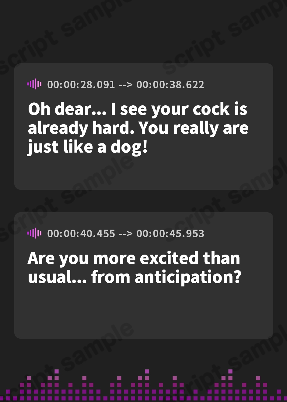 【英語版】【おもちゃ連動！】甘えたいクズのあなたにぶっ刺すふたなり甘やかし女王様♡