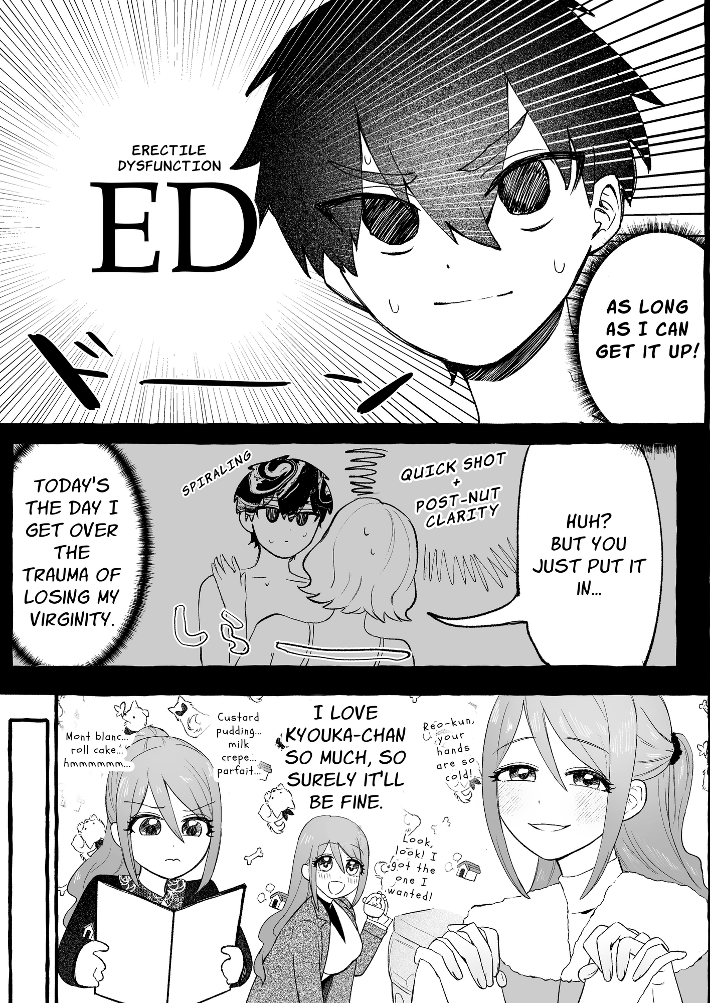 【英語版】EDだけど彼女が攻めなので無問題です – Preview 3