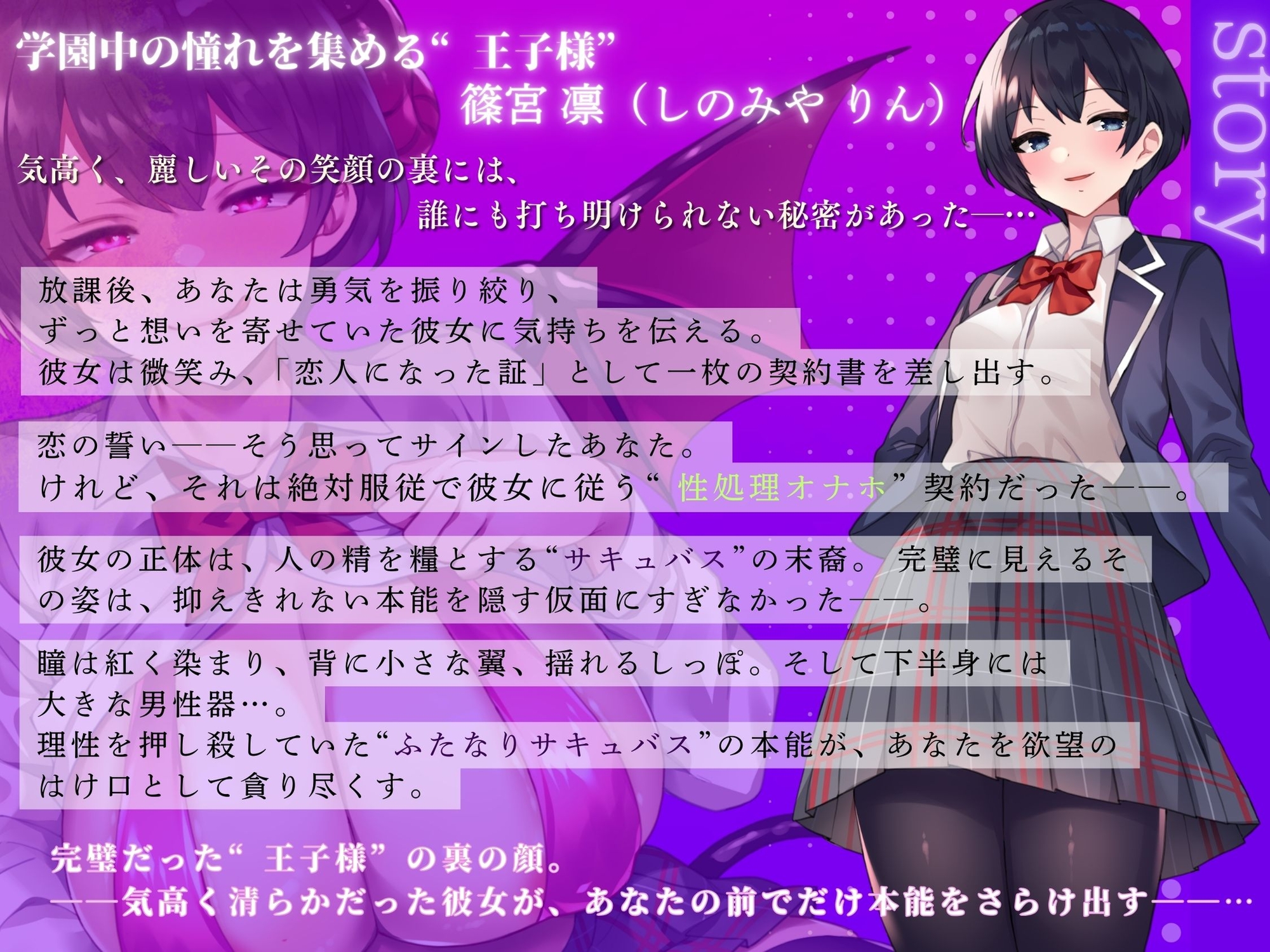 学園の王子様♀は、ふたなりサキュバスでした～発情した絶倫ちんぽに何度も貫かれて…性処理オナホになりました～ – Preview 2