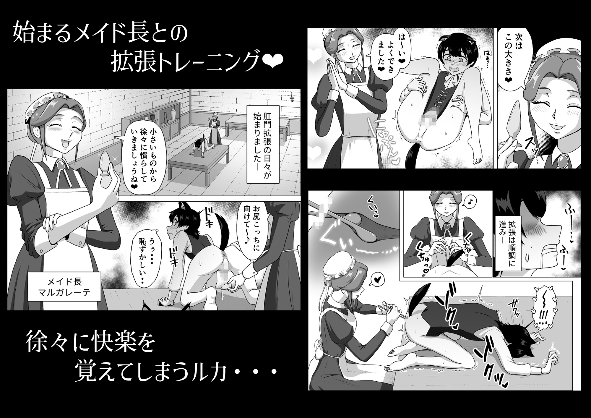 ふたなり女侯と従狼の夜伽 – Preview 4