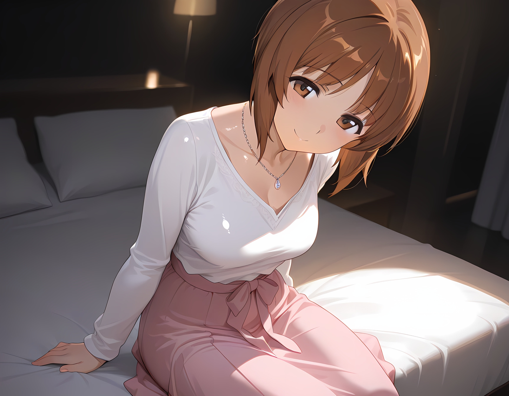 【ガールズ&パ○ツァー】大人っぽい西○みほとホテルでイチャラブ