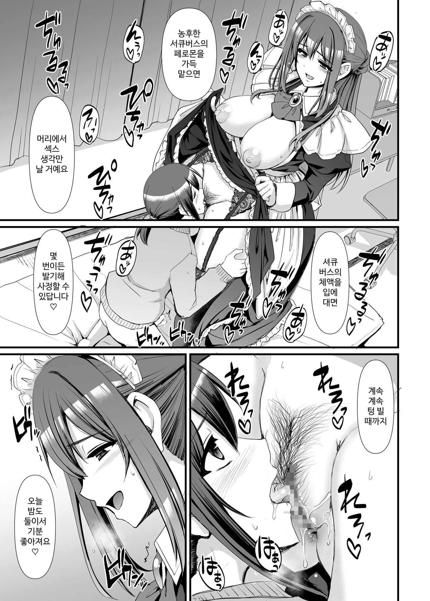 【韓国語版】あまあまサキュバスメイドリィゼさん – Preview 4