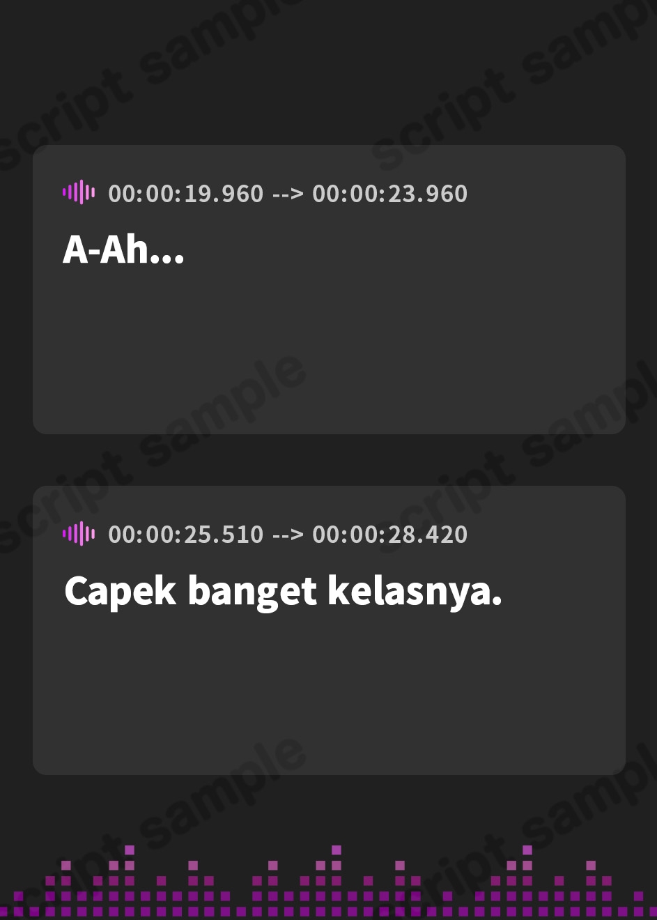 【インドネシア語版】あなたに懐いているダウナー系後輩と放課後に二人きり【CV.土屋李央】