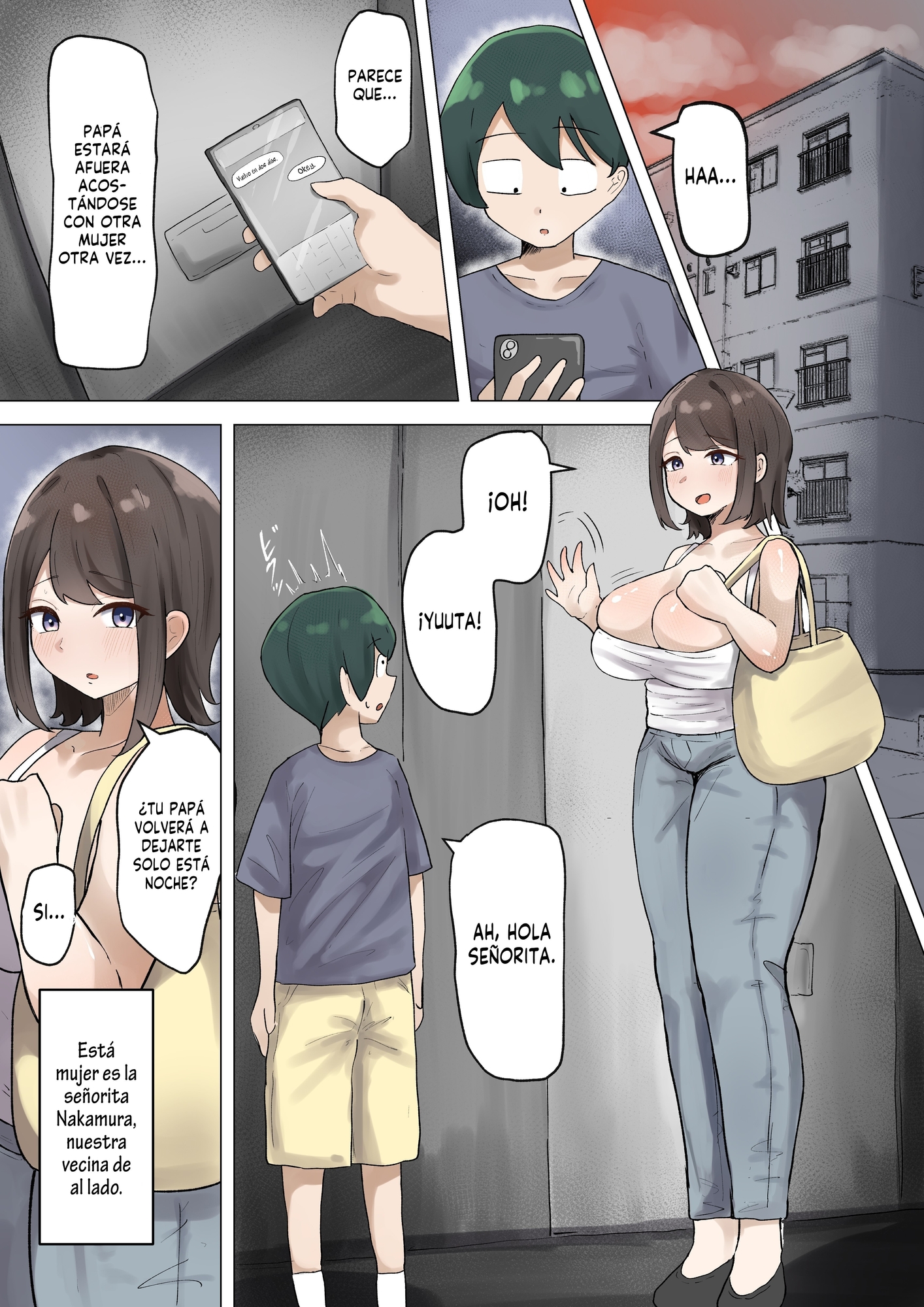 【スペイン語版】ぼくが慕っていた隣のおばさんはただの変態ドスケベおばさんでした