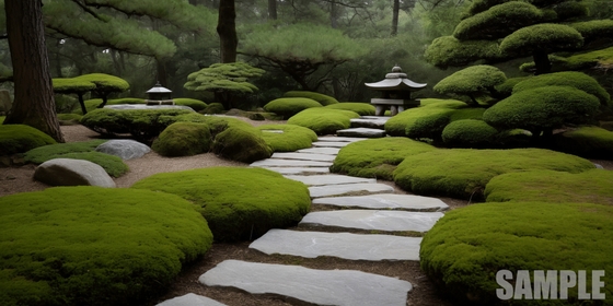 Japanese Garden Environment Pack 100 Background Textures