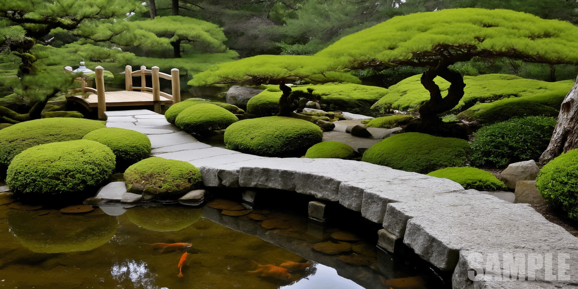 Japanese Garden Environment Pack 100 Background Textures