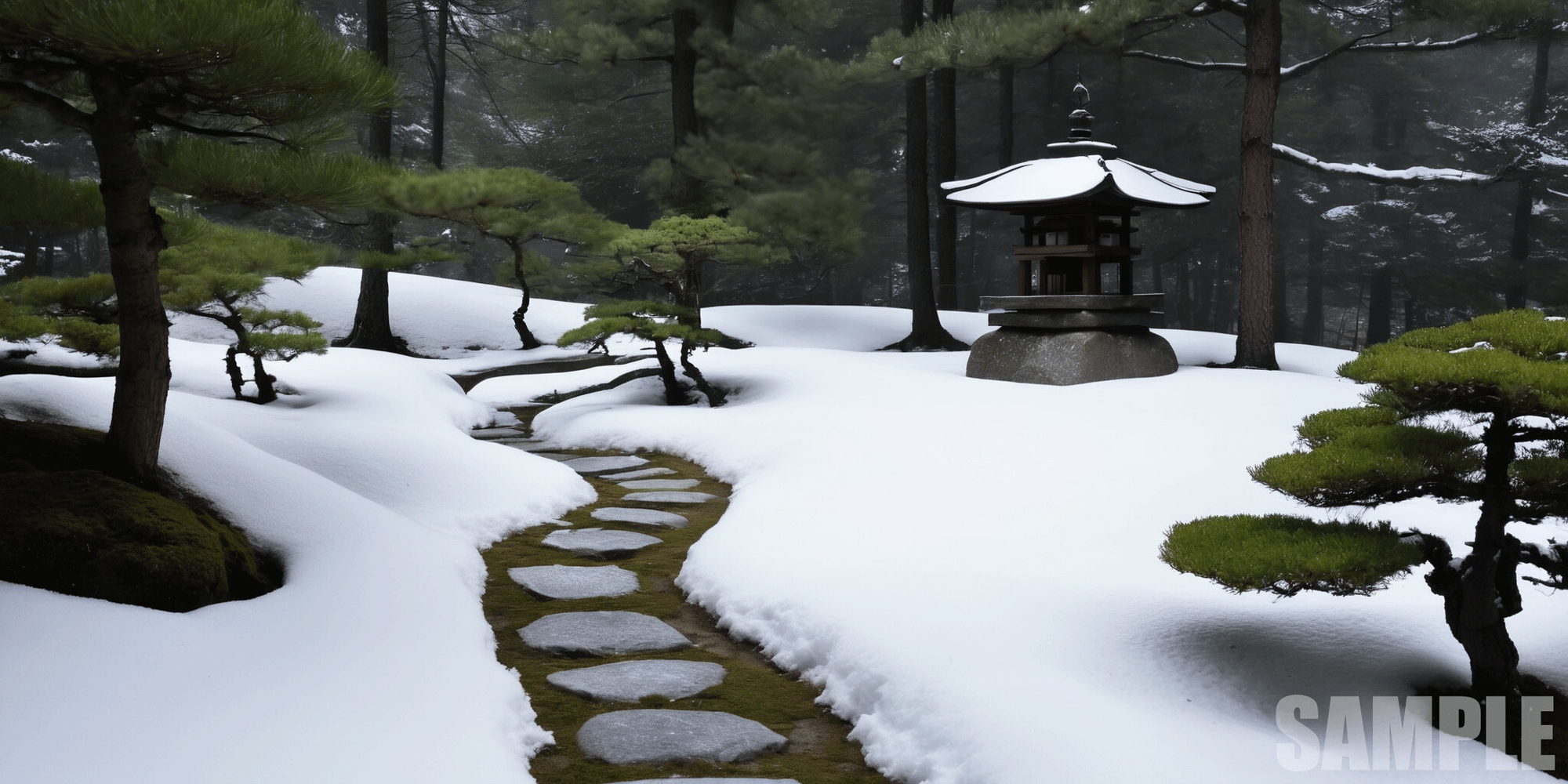 Japanese Garden Environment Pack 100 Background Textures
