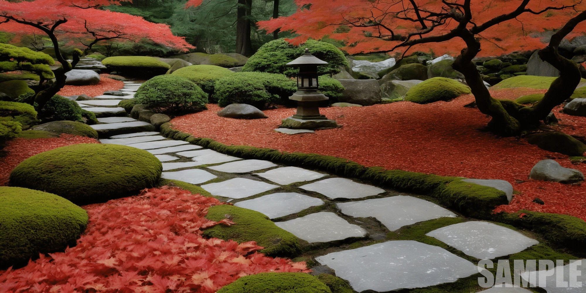 Japanese Garden Environment Pack 100 Background Textures