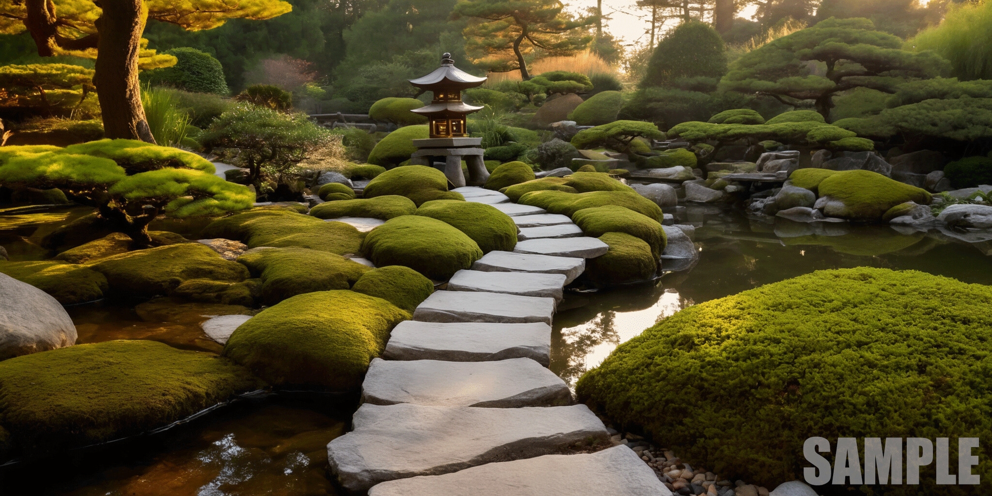 Japanese Garden Environment Pack 100 Background Textures