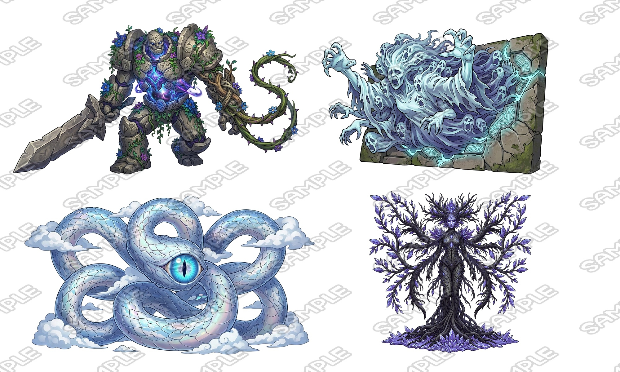 【敵グラフィック素材vol.4】ボスモンスターパック