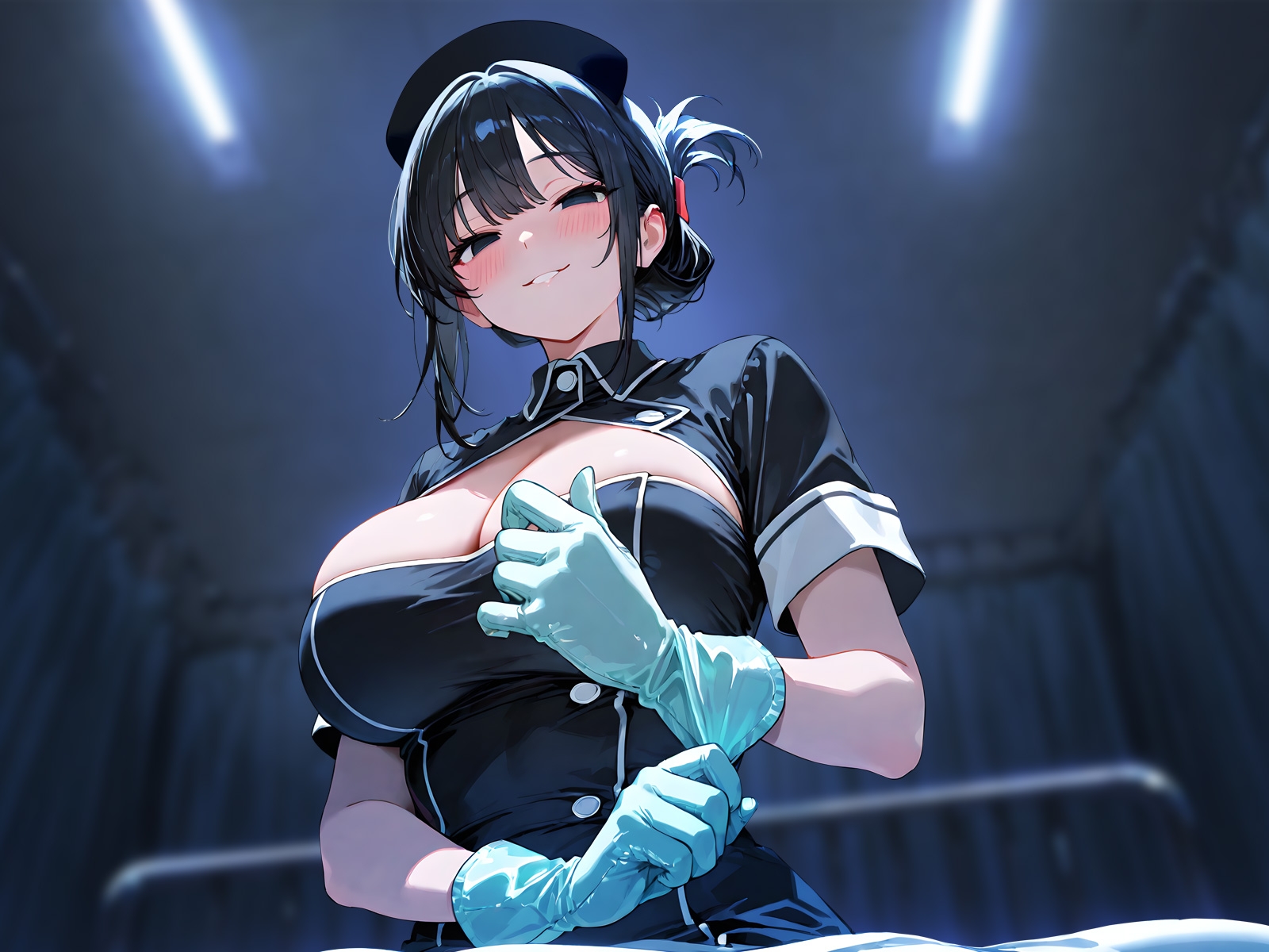 鬼畜でドSなゴム手袋ナースの眠らせてくれない巡回射精管理～前立腺M堕ちんぽがイケない懇願射精～ – Preview 4