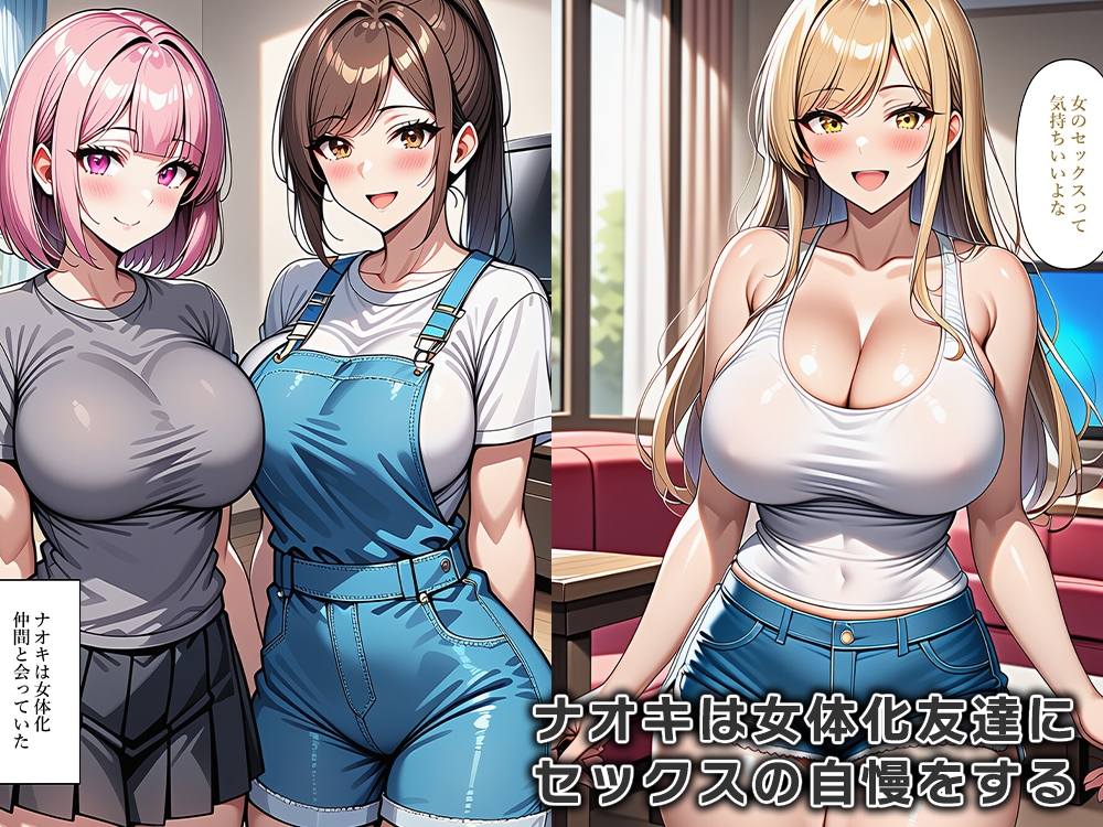 女体化ギャル達は僕の家に入り浸りセックスを求めてくる – Preview 7