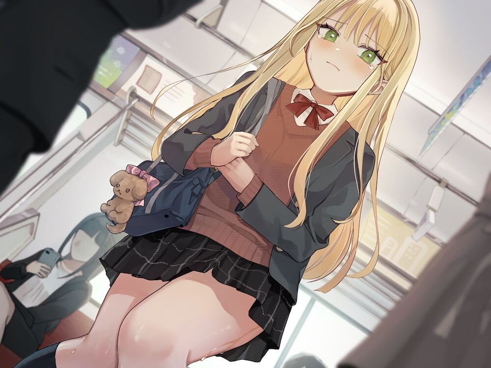 【おしがま/お漏らし】絶体絶命！緊急停止でおしっこが漏れそうになるJK 〜ADV式音声作品〜 – Preview 2