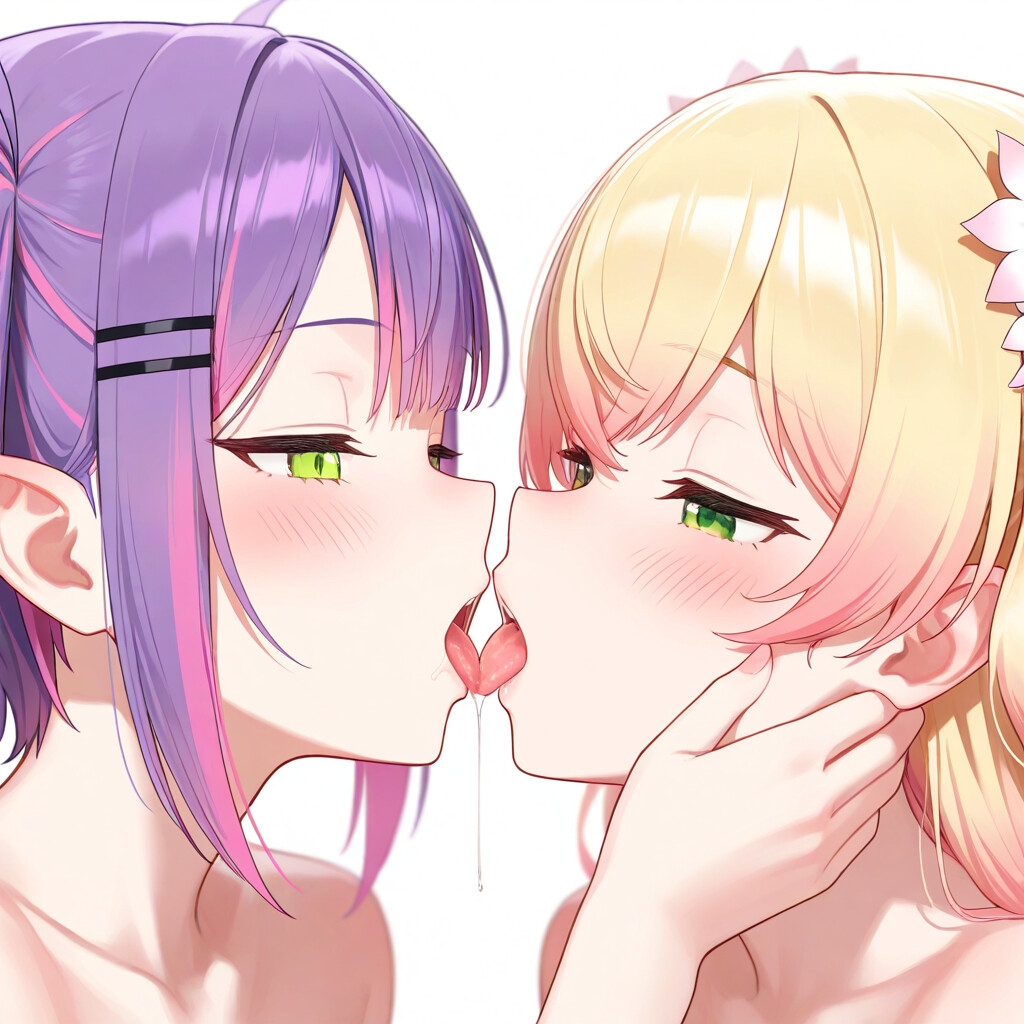 桃◯ねねと常◯トワ ねねトワ百合えっち