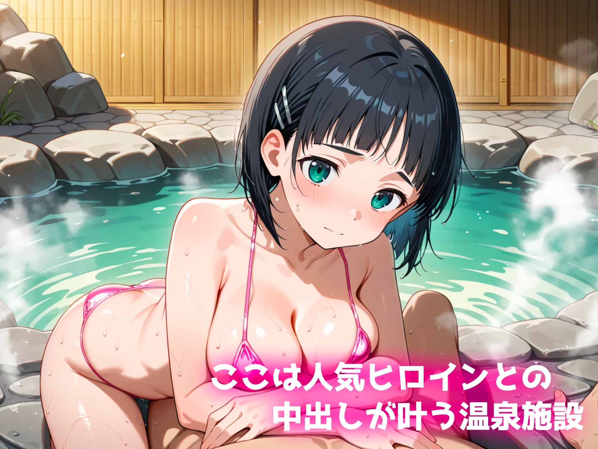 中出し温泉〜ヒロインの湯〜桐ヶ谷◯葉編