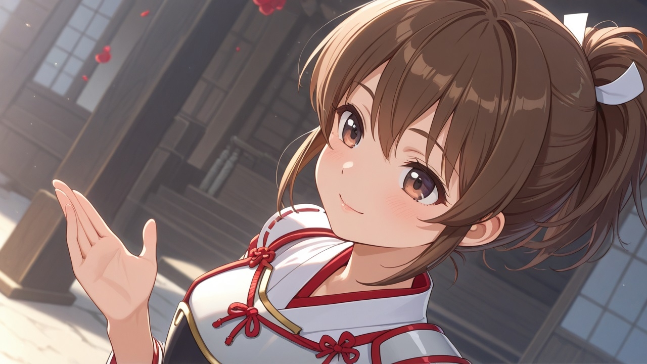 戦巫女の女の娘