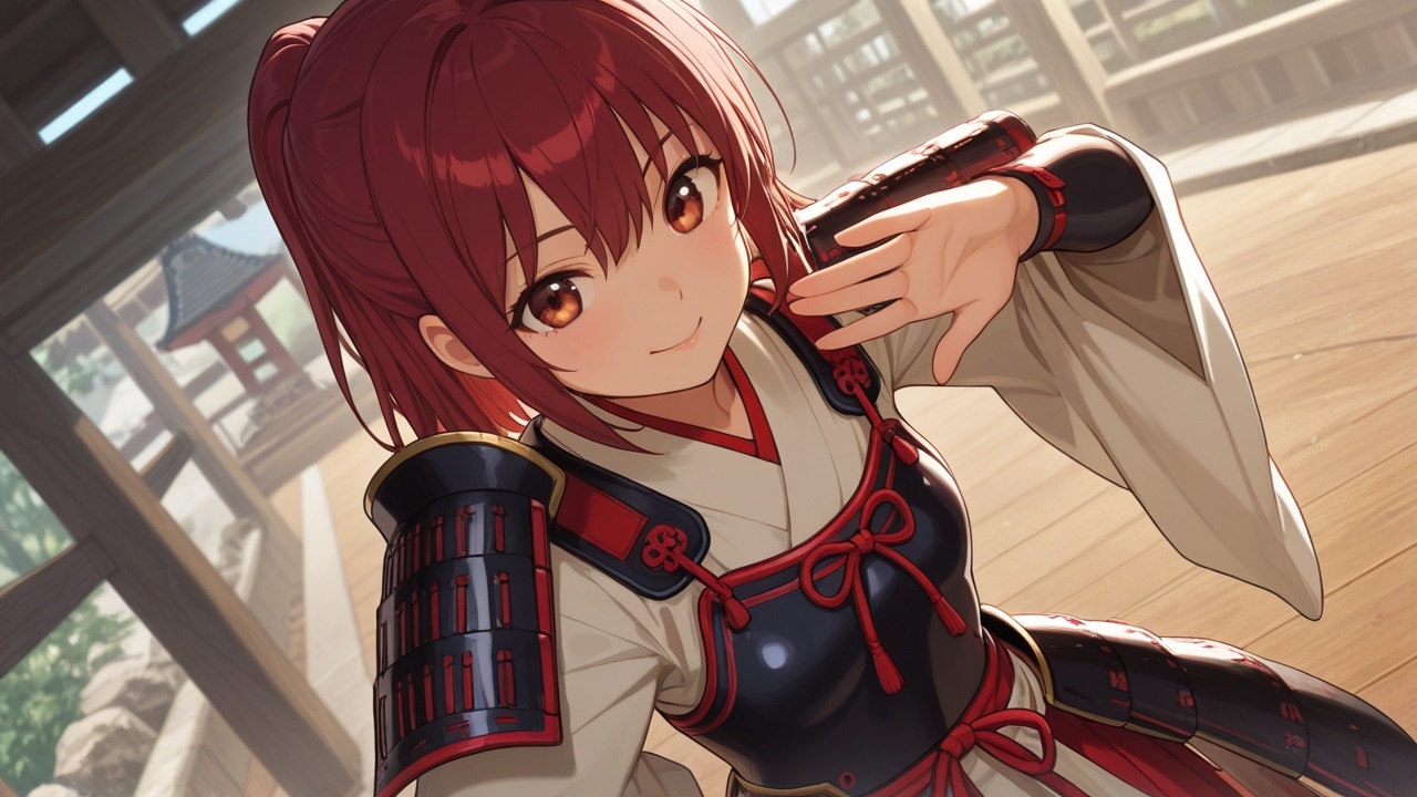 戦巫女の女の娘