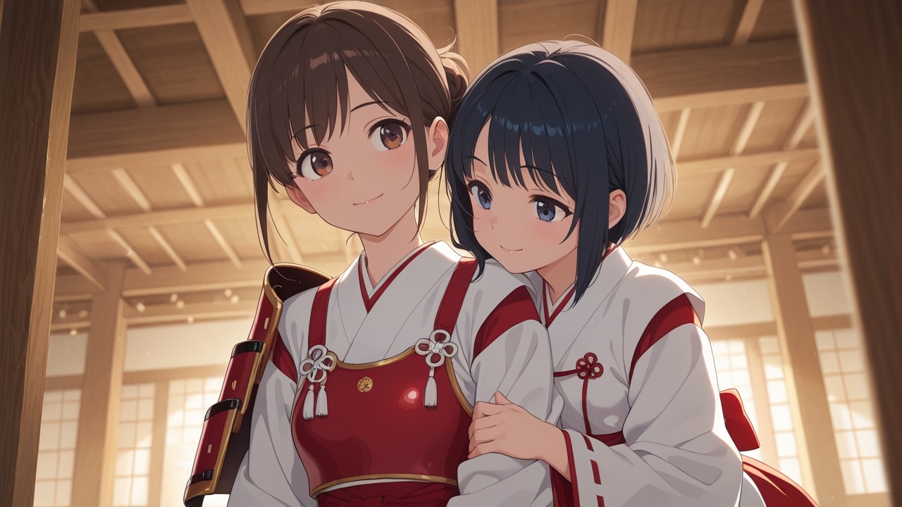 戦巫女の女の娘