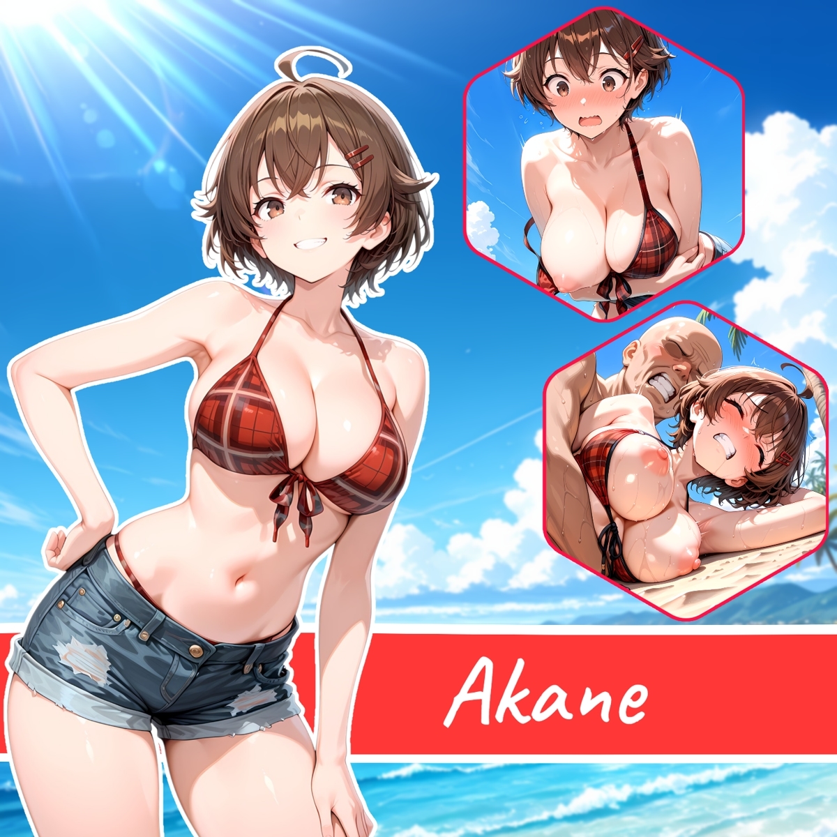 ビキニギャルとハメまくるイラスト集3