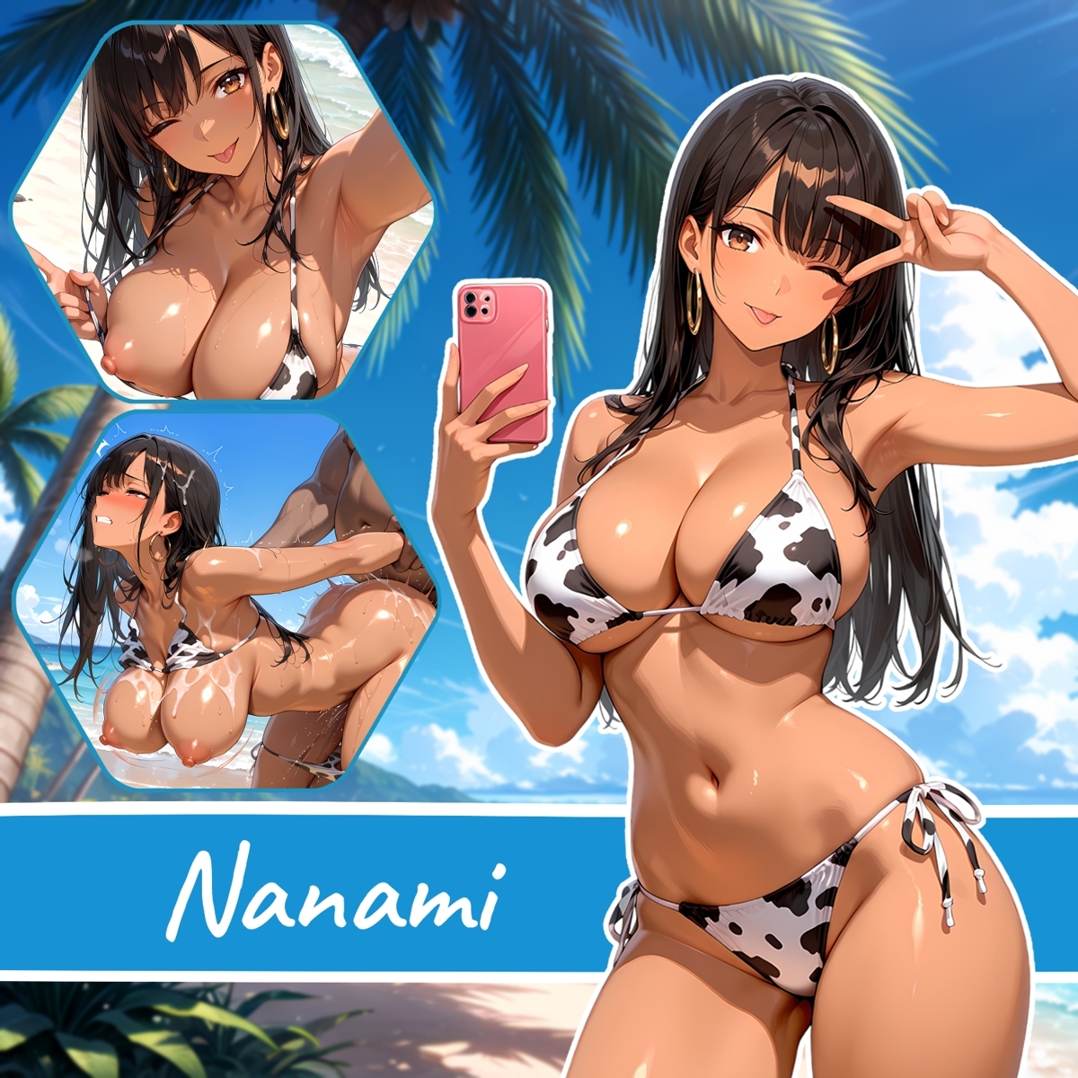 ビキニギャルとハメまくるイラスト集3