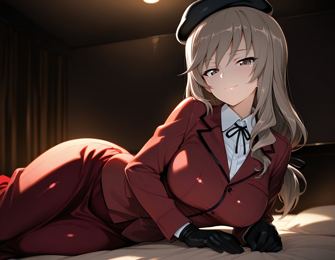 【ガールズ&パ〇ツァー】家元・人妻 島〇千代が若い男の子を分からせようとしたら、逆に分からせられちゃう話