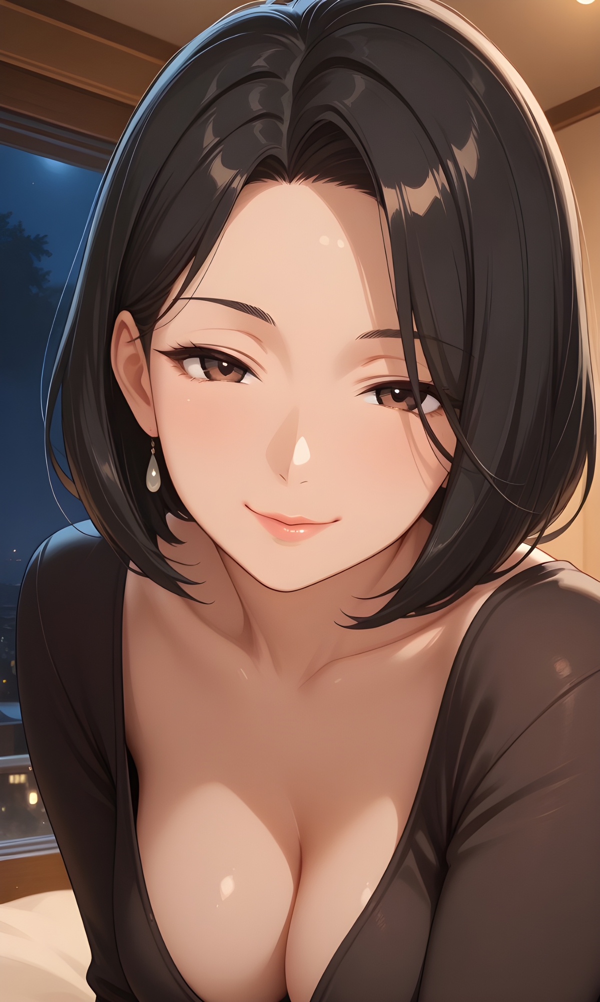 高瀬あや|巨乳OL上司の甘い残業時間