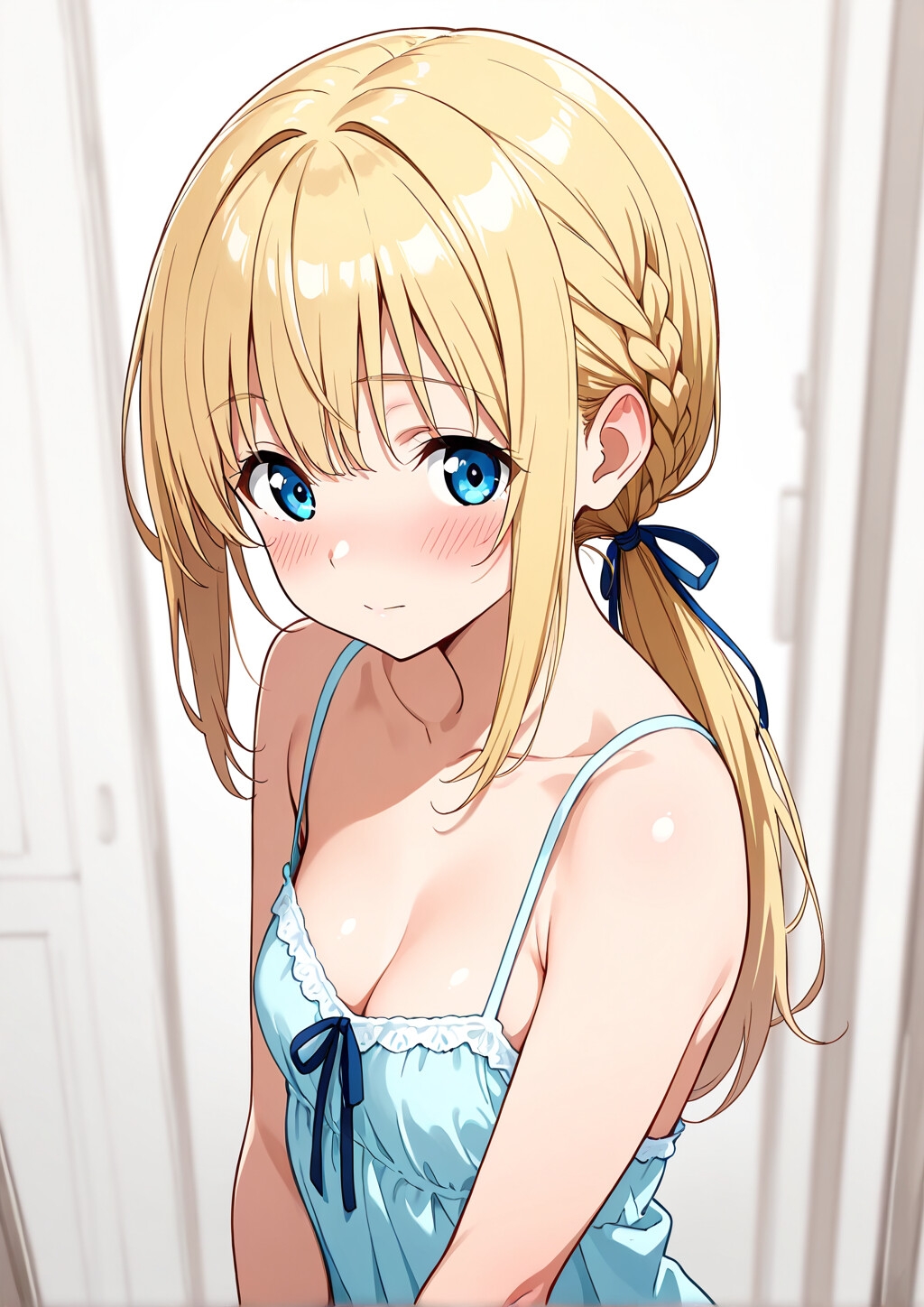 金髪碧眼の女の子(部屋着、お着換え、水着)