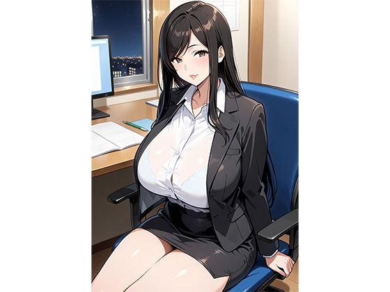 【熟女フェチ】職場のキレイな『40歳主婦』と2人きりで残業に！世間話から距離が縮まり’10年ぶりの汗だくセックス’ – Preview 5