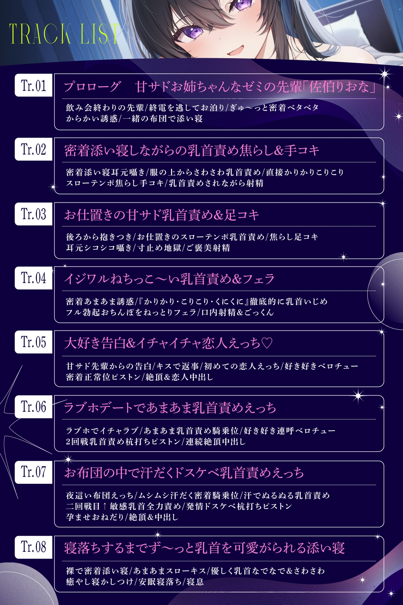 【全編“甘サド乳首責め】甘サドお姉ちゃんにイジワルねちっこ～く焦らされて乳首誘惑されちゃう甘マゾ乳首責め