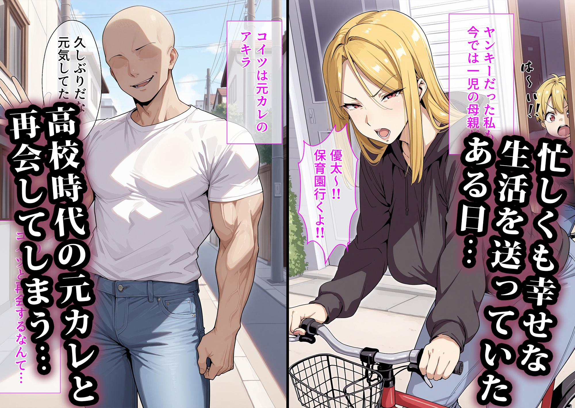 キモおじに寝取られた話〜総集編