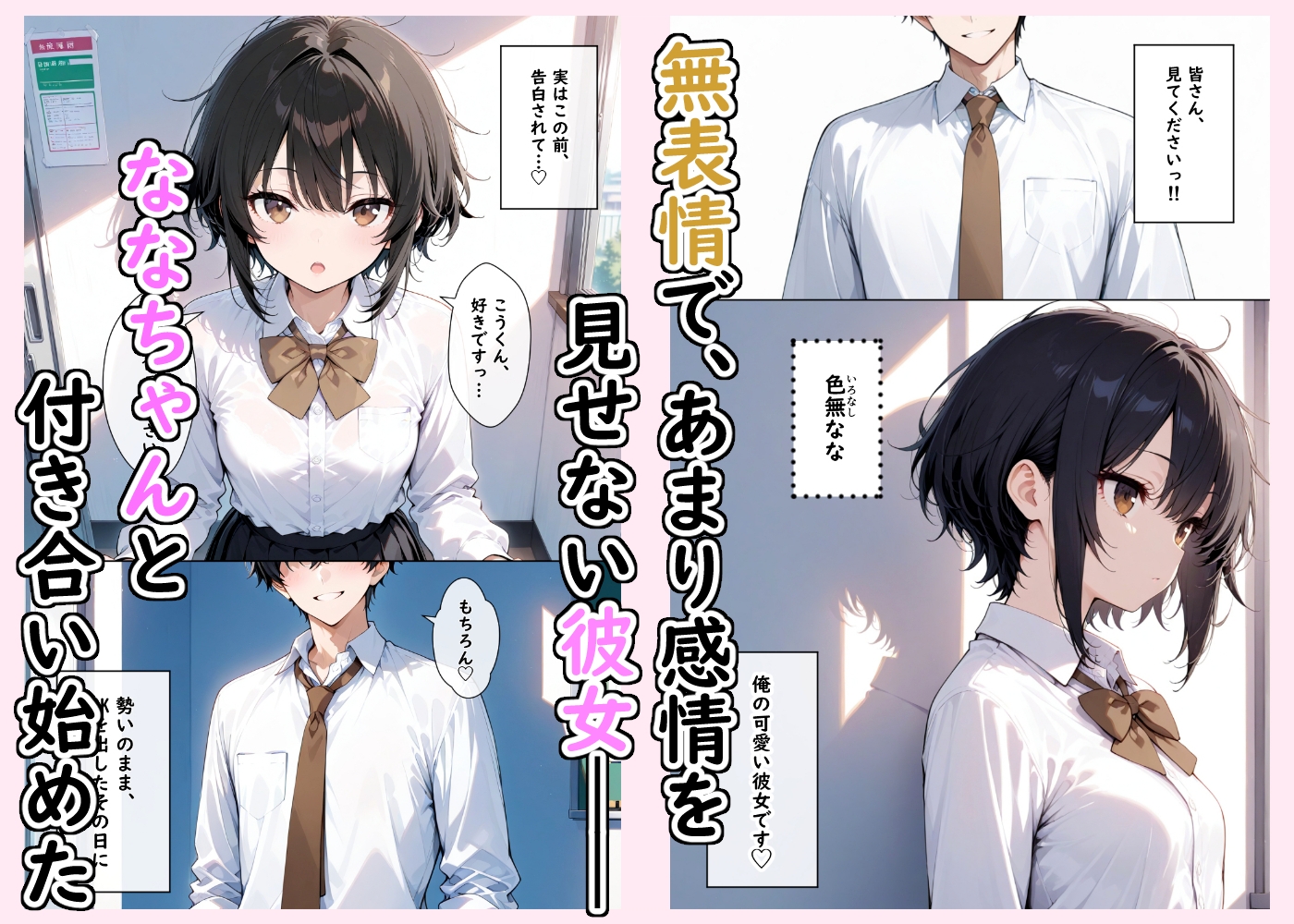 無表情な恋人まんこ…「はいっ♡どっぴゅ〜♡」