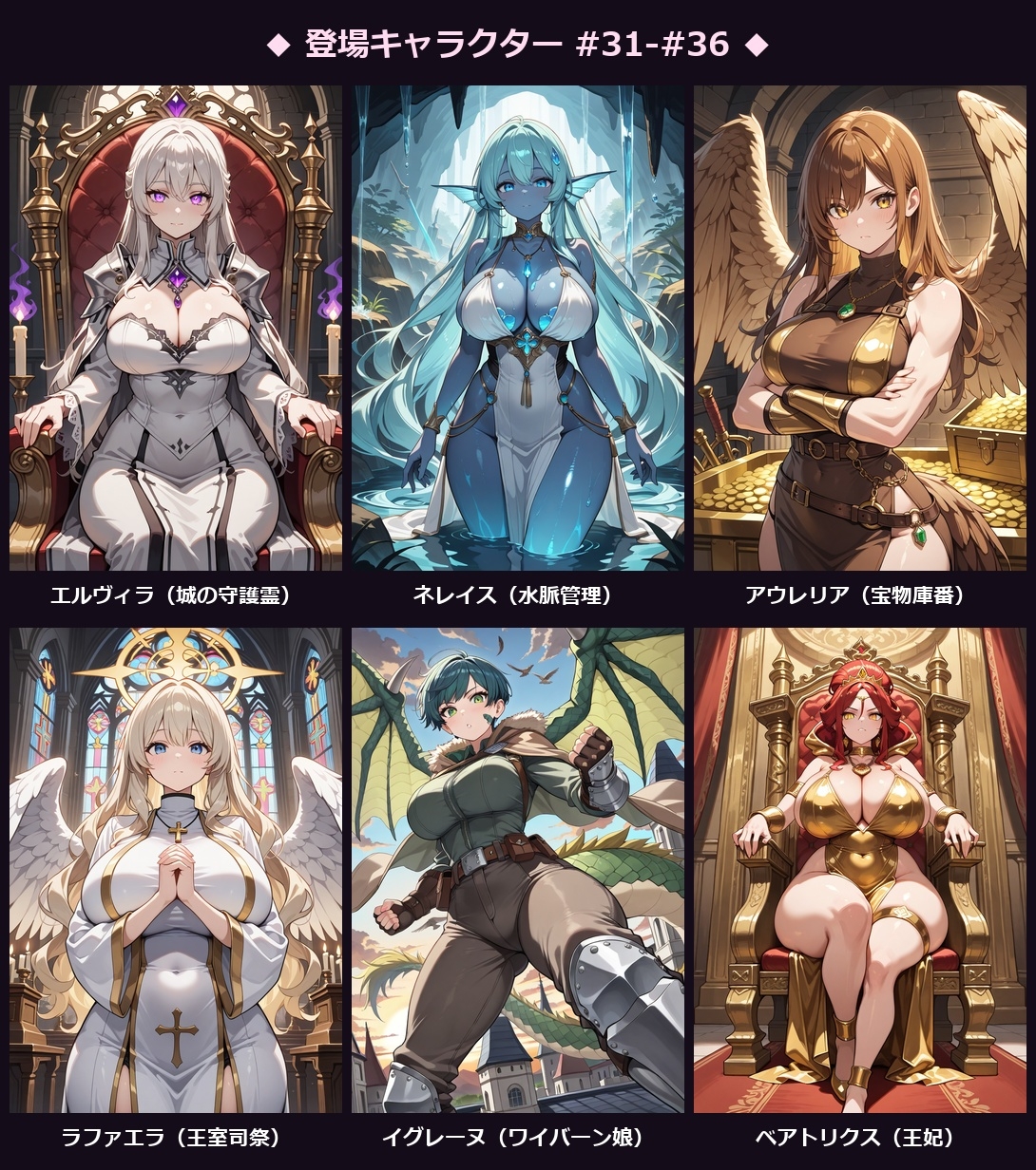 【即堕ち2コマ】即堕ち王城 〜堕ちた36の種族〜