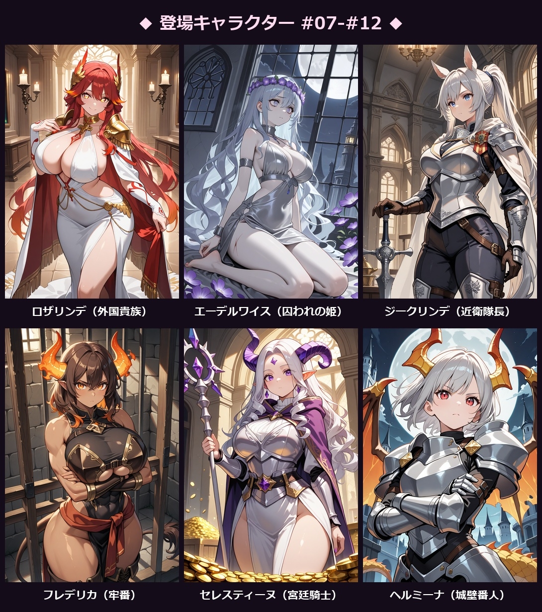 【即堕ち2コマ】即堕ち王城 〜堕ちた36の種族〜