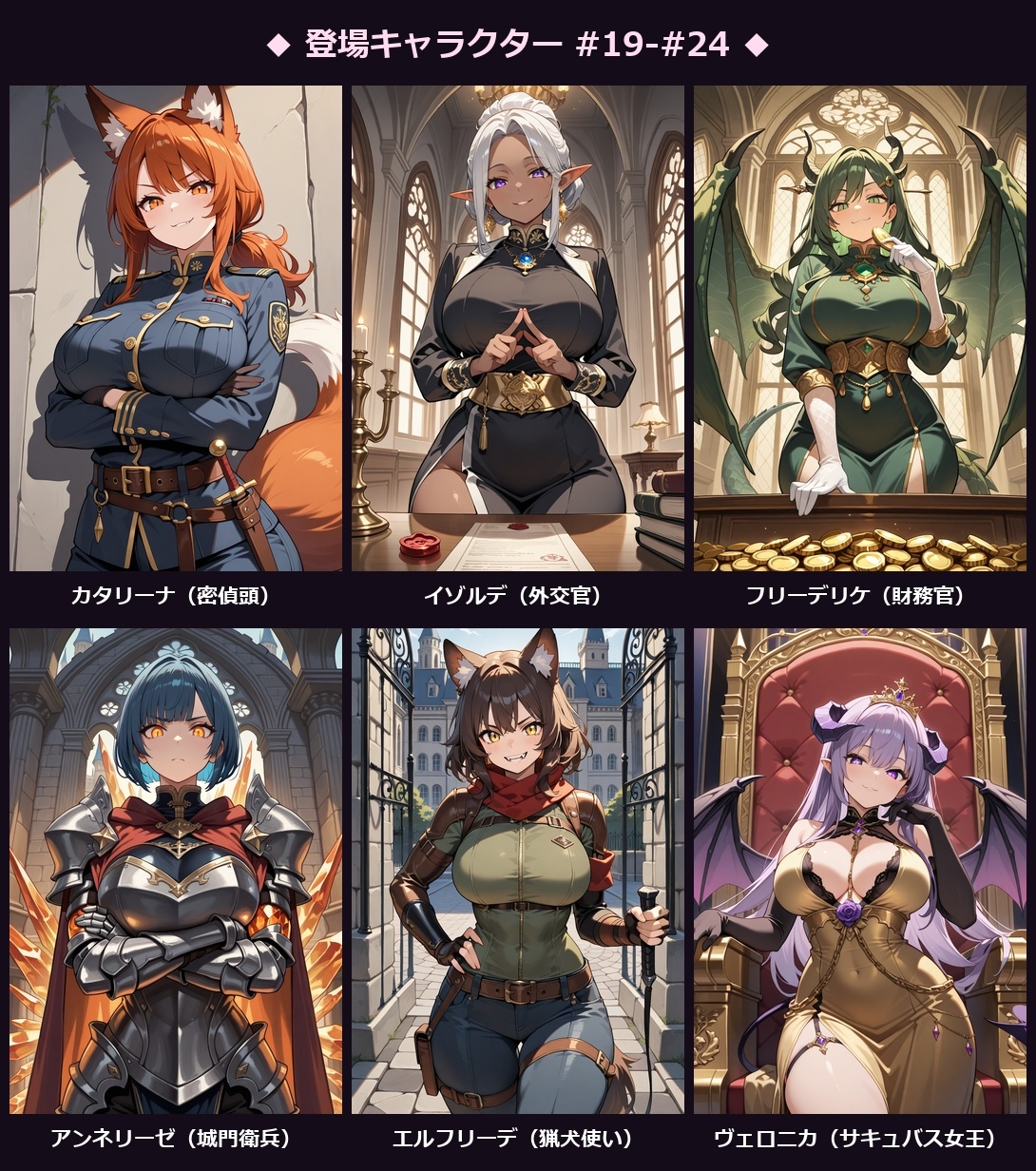 【即堕ち2コマ】即堕ち王城 〜堕ちた36の種族〜