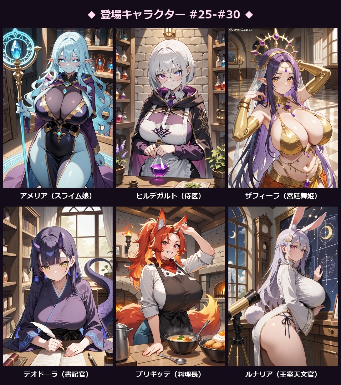 【即堕ち2コマ】即堕ち王城 〜堕ちた36の種族〜