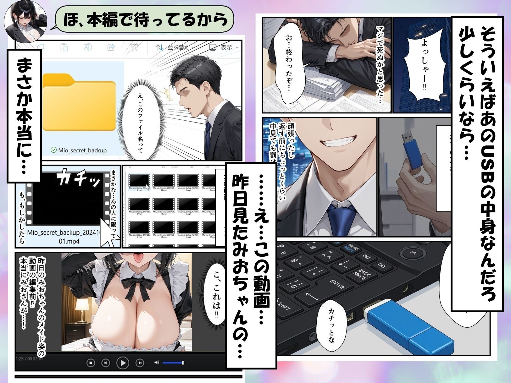 パワハラ女上司のエロ垢がばれて専用オナホになる話