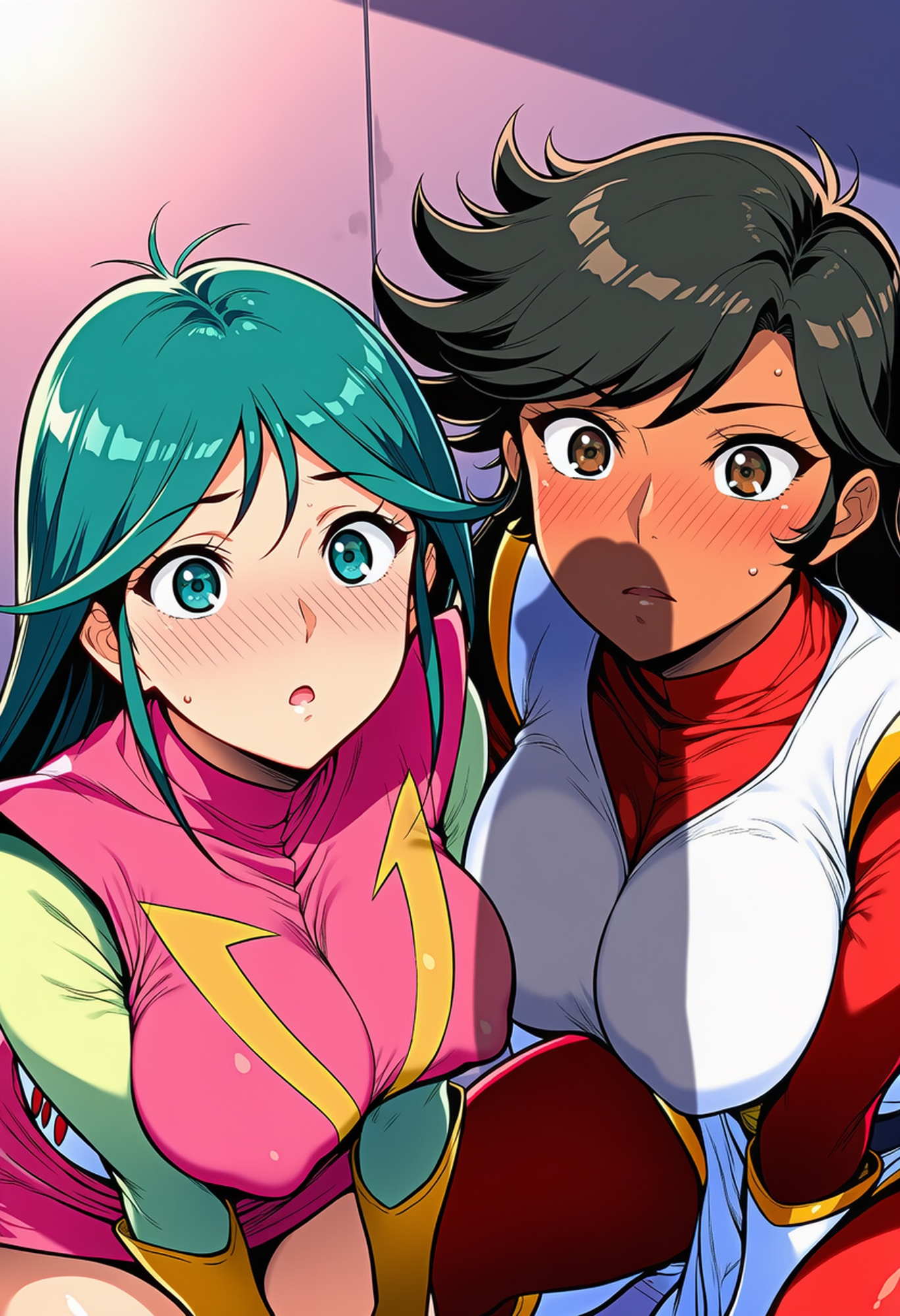 レトロアニメCG AI作品 vol.1 炎ジ〇ン vs 南原ち〇る