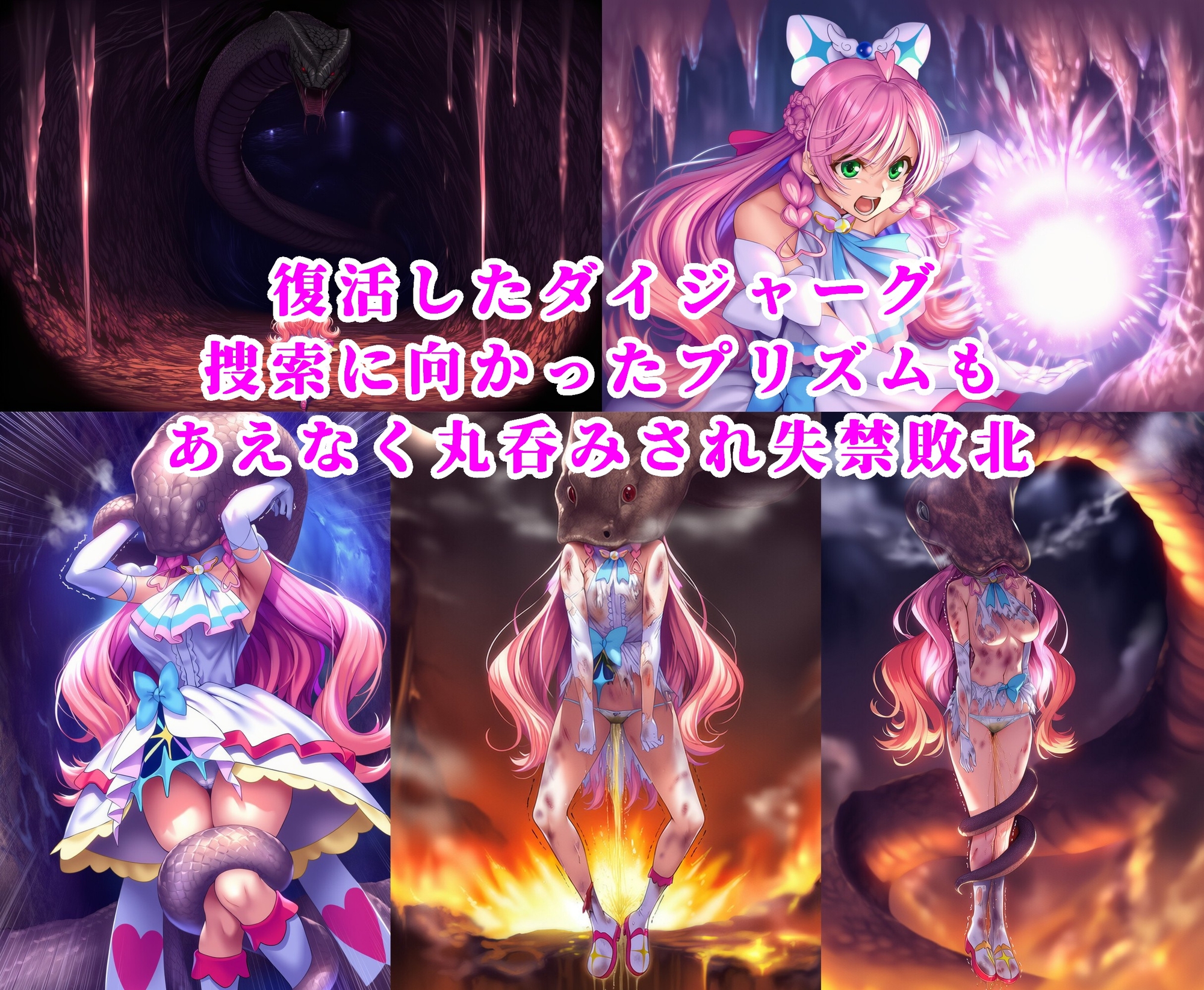 プリズム VS ダイジャーグ 前編 ～丸呑み敗北・無限産卵地獄～ – Preview 4